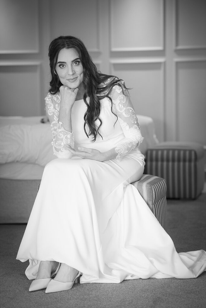 Bridal glam by Storm Pass Makeup for Tania on her wedding day. Wedding photography by Kevin Mark Pass